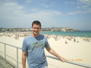 The Neu Dad on Bondi Beach in 2009